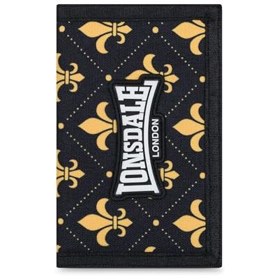 117025 Lonsdale Unisex ROUGHLEE portfel, czarny/żółty, Black/Yellow, jeden rozmiar 117025 Lonsdale Unisex ROUGHLEE portfel, czarny/żółty, Black/Yellow, jeden rozmiar