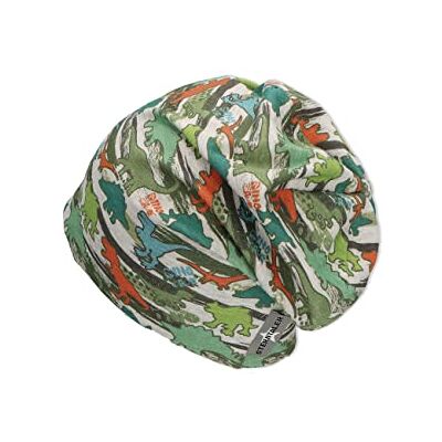 1622230-silbe-45silber Sterntaler Beanie Dinosaur Czapka, Silber, 45 Chłopiec, Silber 1622230-silbe-45silber Sterntaler Beanie Dinosaur Czapka, Silber, 45 Chłopiec, Silber