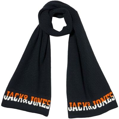 12236504 JACK & JONES Męskie jacwaffle szalik, Navy Blazer, jeden rozmiar 12236504 JACK & JONES Męskie jacwaffle szalik, Navy Blazer, jeden rozmiar