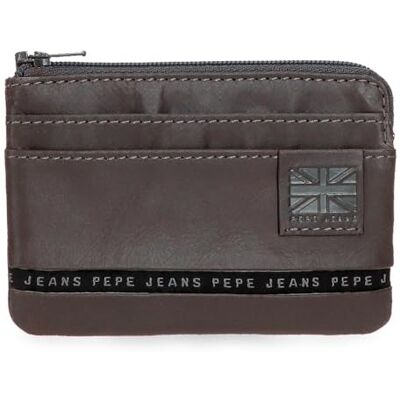 7180142 Pepe Jeans Torebka z paskiem na karty Brązowy 11x7x1,5 cm Skóra by Joumma Bags, Brązowy brązowy, Talla única, Portfel na karty 7180142 Pepe Jeans Torebka z paskiem na karty Brązowy 11x7x1,5 cm Skóra by Joumma Bags, Brązowy brązowy, Talla única, Portfel na karty