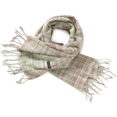 E487602053 / TEXTURED PLAID SCARF Tommy Hilfiger Szaliki damskie i chusty E487602053 / TEXTURED PLAID SZARF, Wielokolorowy (Modern Taupe/Sage Green), jeden rozmiar E487602053 / TEXTURED PLAID SCARF Tommy Hilfiger Szaliki damskie i chusty E487602053 / TEXTURED PLAID SZARF, Wielokolorowy (Modern Taupe/Sage Green), jeden rozmiar