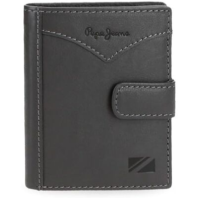 7121242 Pepe Jeans Pionowy portfel z zapięciem na kliknięcie szary 8,5x10,5x1 cm Skóra by Joumma Bags, Szary, Talla única, Pionowy portfel na zatrzask 7121242 Pepe Jeans Pionowy portfel z zapięciem na kliknięcie szary 8,5x10,5x1 cm Skóra by Joumma Bags, Szary, Talla única, Pionowy portfel na zatrzask