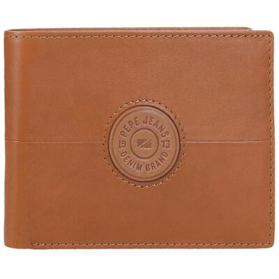 7864236 Pepe Jeans Cracker Portfel z portmonetką Beżowy 12,5 x 9,5 x 1 cm Skóra by Joumma Bags, beż, Talla única, Portfel z portfelem 7864236 Pepe Jeans Cracker Portfel z portmonetką Beżowy 12,5 x 9,5 x 1 cm Skóra by Joumma Bags, beż, Talla única, Portfel z portfelem