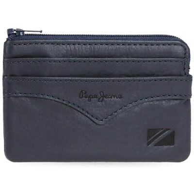 7120143 Pepe Jeans Kurtka Portfel Niebieski 11x7x1,5 cm Skóra by Joumma Bags, Niebieski, Talla única, portmonetka 7120143 Pepe Jeans Kurtka Portfel Niebieski 11x7x1,5 cm Skóra by Joumma Bags, Niebieski, Talla única, portmonetka