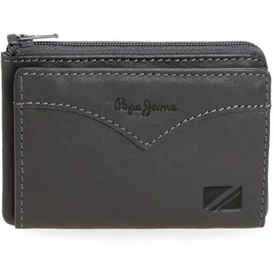 7120242 Pepe Jeans Kurtka Portfel z uchwytem na karty Szary 11x7x1,5 cm Skóra by Joumma Bags, Szary, Talla única, Portfel na karty 7120242 Pepe Jeans Kurtka Portfel z uchwytem na karty Szary 11x7x1,5 cm Skóra by Joumma Bags, Szary, Talla única, Portfel na karty