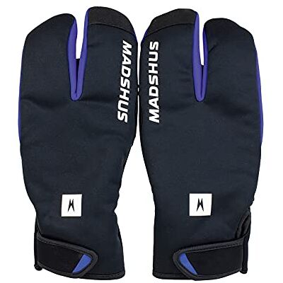 18F4205 Madshus Unisex – rękawice dla dorosłych ENDURACE Splitt MITT Glove – czarno-niebieskie – , 7 18F4205 Madshus Unisex – rękawice dla dorosłych ENDURACE Splitt MITT Glove – czarno-niebieskie – , 7