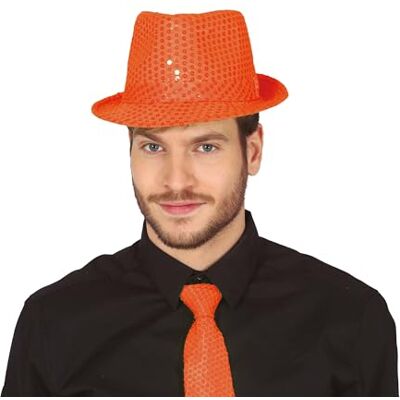 FIESTAS GUIRCA Czapka Gangster z cekinami (jeden rozmiar) dodatek do kostiumu na imprezę z lat 20. i uroczystości z epoki idealna dla dorosłych unisex FIESTAS GUIRCA Czapka Gangster z cekinami (jeden rozmiar) dodatek do kostiumu na imprezę z lat 20. i uroczystości z epoki idealna dla dorosłych unisex