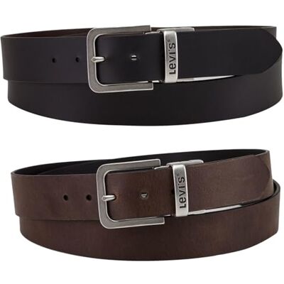 230015-47-28-135 Levi's Unisex Reversible Core Plus pasek, brązowy, 135 230015-47-28-135 Levi's Unisex Reversible Core Plus pasek, brązowy, 135