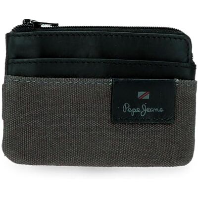 7410134 Pepe Jeans Hilltop Portfel z uchwytem na karty Szary 11x7x1,5 cm Skóra by Joumma Bags, Szary, Talla única, Portfel na karty 7410134 Pepe Jeans Hilltop Portfel z uchwytem na karty Szary 11x7x1,5 cm Skóra by Joumma Bags, Szary, Talla única, Portfel na karty