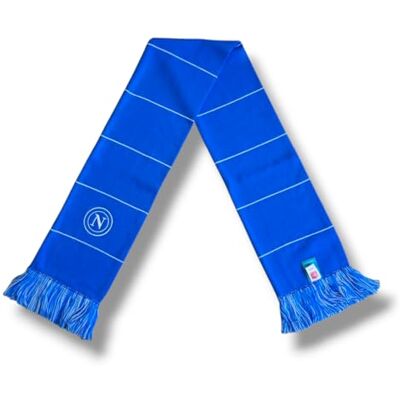 SC/NA/TUB/2024001 3R Sport SSC Napoli Szalik z haftem, 100% akryl, jasnoniebieski, biały, niebieski SC/NA/TUB/2024001 3R Sport SSC Napoli Szalik z haftem, 100% akryl, jasnoniebieski, biały, niebieski