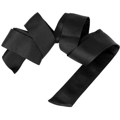 PLZBELT01 Maya Deluxe Damski pasek damski satynowa szarfa talia krawat wstążka kokarda akcesoria dla druhen ślub bal wieczorowa okazja, Czarny, S-M PLZBELT01 Maya Deluxe Damski pasek damski satynowa szarfa talia krawat wstążka kokarda akcesoria dla druhen ślub bal wieczorowa okazja, Czarny, S-M