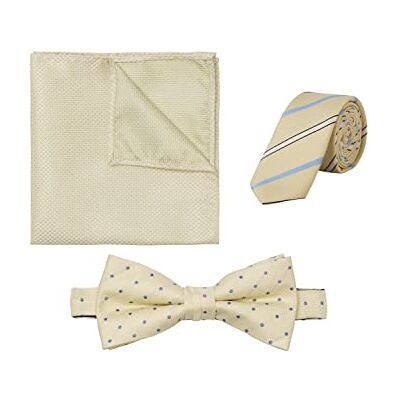 12233062 JACK & JONES Męska Jacrilo Summer Giftbox Set z krawatem i muchą, Dusky Citron, One Size, Dusky Citron, Rozmiar Uniwersalny 12233062 JACK & JONES Męska Jacrilo Summer Giftbox Set z krawatem i muchą, Dusky Citron, One Size, Dusky Citron, Rozmiar Uniwersalny