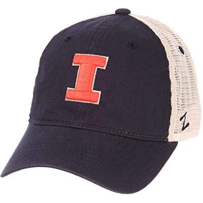 UNV0_UNIVERSITY_TC Zephyr Męska standardowa regulowana czapka uniwersytecka Team kolor, Illinois Fighting Illini Navy UNV0_UNIVERSITY_TC Zephyr Męska standardowa regulowana czapka uniwersytecka Team kolor, Illinois Fighting Illini Navy