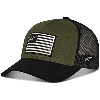 Alpinestars Męska czapka z daszkiem z flagą (1 opakowanie) Alpinestars Męska czapka z daszkiem z flagą (1 opakowanie)