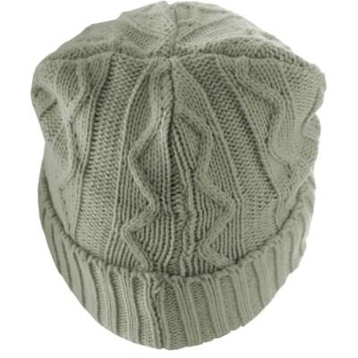 10476 MSTRDS Czapka Beanie Cable Flap uniseks szary szary Rozmiar uniwersalny 10476 MSTRDS Czapka Beanie Cable Flap uniseks szary szary Rozmiar uniwersalny