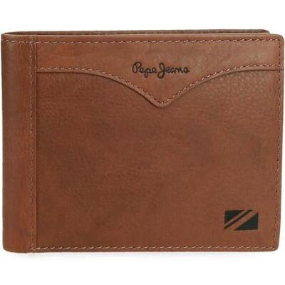 7124244 Pepe Jeans Kurtka Portfel z Portfelem Brązowy 12,5x9,5x1 cm Skóra by Joumma Bags, Brązowy brązowy, Talla única, Portfel z portfelem 7124244 Pepe Jeans Kurtka Portfel z Portfelem Brązowy 12,5x9,5x1 cm Skóra by Joumma Bags, Brązowy brązowy, Talla única, Portfel z portfelem