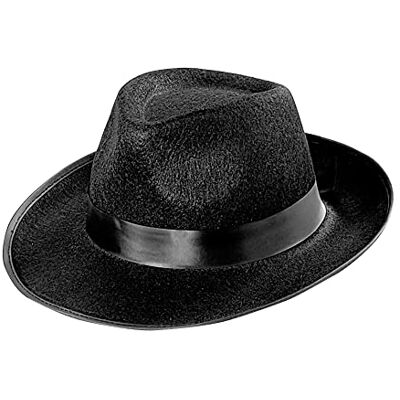 W WIDMANN MILANO Party Fashion Widmann Video Delta filcowa czapka gangsterska jeden rozmiar W WIDMANN MILANO Party Fashion Widmann Video Delta filcowa czapka gangsterska jeden rozmiar