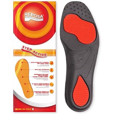 REPOSA Wkładka Step Active, czarna, rozmiar 45 UE REPOSA Wkładka Step Active, czarna, rozmiar 45 UE