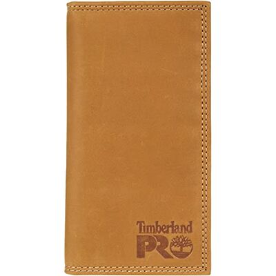 DP0040/38-38-OS Timberland PRO Męski, skórzany, długi, podwójnie składany portfel Rodeo z RFID, Pszeniczny, rozmiar uniwersalny DP0040/38-38-OS Timberland PRO Męski, skórzany, długi, podwójnie składany portfel Rodeo z RFID, Pszeniczny, rozmiar uniwersalny