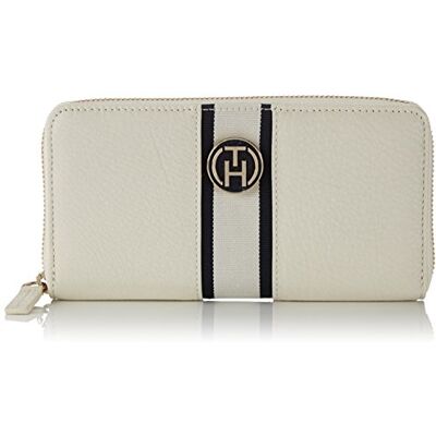 BW56927333 Tommy Hilfiger CLAIRE LARGE ZA WALLET portfel damski, 19 x 10 x 3 cm, biały Weiß Whisper White Pt 121-19x10x3 cm (B x H x T) BW56927333 Tommy Hilfiger CLAIRE LARGE ZA WALLET portfel damski, 19 x 10 x 3 cm, biały Weiß Whisper White Pt 121-19x10x3 cm (B x H x T)