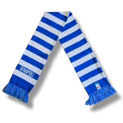 SC/NA/TUB/2024002 3R Sport SSC Napoli Szalik z haftem, 100% akryl, jasnoniebieski, biały, niebieski SC/NA/TUB/2024002 3R Sport SSC Napoli Szalik z haftem, 100% akryl, jasnoniebieski, biały, niebieski