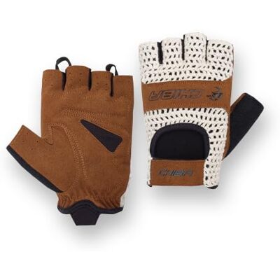 Rio Chiba Uniseks Retro Rękawice Beige/Brown L Rio Chiba Uniseks Retro Rękawice Beige/Brown L