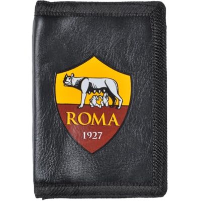 161836 ROMA Enzo Castellano PORTAFOGLIO PORTAMONETE A.S. ROMA PRODOTTO UFFICIALE NERO CON STEMMA a STRAPPO 16183 161836, akcesoria podróżne portfele uniseks-dorosły, wyjątkowy, czarne, Taglia Unica 161836 ROMA Enzo Castellano PORTAFOGLIO PORTAMONETE A.S. ROMA PRODOTTO UFFICIALE NERO CON STEMMA a STRAPPO 16183 161836, akcesoria podróżne portfele uniseks-dorosły, wyjątkowy, czarne, Taglia Unica