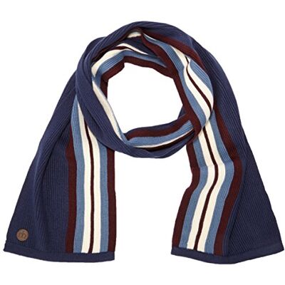 1014210002-NAVY Merc of London Męski coniston, Scarf, Stripped szal 1014210002-NAVY Merc of London Męski coniston, Scarf, Stripped szal