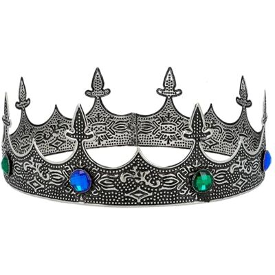 Boland Korona do kostiumów karnawałowych, opaska na głowę, tiara, akcesorium na wesele, JGA i karnawał Boland Korona do kostiumów karnawałowych, opaska na głowę, tiara, akcesorium na wesele, JGA i karnawał