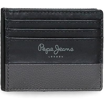 7830431 Pepe Jeans Dual Karty na karcie Czarny 9,5x7,5 cms Skóra, czarny, Talla única, etui na karty 7830431 Pepe Jeans Dual Karty na karcie Czarny 9,5x7,5 cms Skóra, czarny, Talla única, etui na karty
