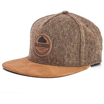 BS-CAP-077 Czapka Blackskies Pathfinder Snapback Cap, uniseks, wysokiej jakości czapka bejsbolowa, regulowana, rozmiar uniwersalny, brązowy melanż, jeden rozmiar BS-CAP-077 Czapka Blackskies Pathfinder Snapback Cap, uniseks, wysokiej jakości czapka bejsbolowa, regulowana, rozmiar uniwersalny, brązowy melanż, jeden rozmiar