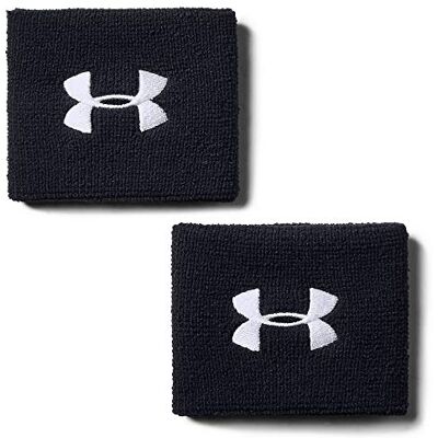 1276991 Under Armour Unisex UA Performance Wristband, 2er-Pack schweißableitendes Fitnessband, flexibles Schweißband mit Logo 1276991 Under Armour Unisex UA Performance Wristband, 2er-Pack schweißableitendes Fitnessband, flexibles Schweißband mit Logo