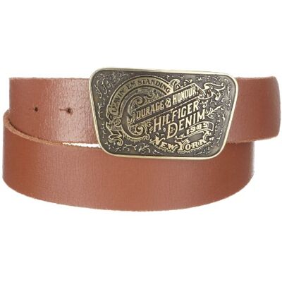 Kelson belt Tommy Jeans Mężczyźni Pasek, Brązowy (Cognac), 95 Kelson belt Tommy Jeans Mężczyźni Pasek, Brązowy (Cognac), 95
