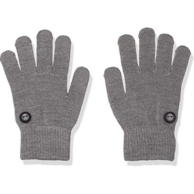 T100353 Timberland Mens With Technology Touchscreen Magic Gloves, Light Grey Heather T100353 Timberland Mens With Technology Touchscreen Magic Gloves, Light Grey Heather