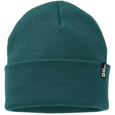 1903892-4167 Jack Wolfskin Czapka uniseks Rib Beanie, morska zieleń, Rozmiar uniwersalny 1903892-4167 Jack Wolfskin Czapka uniseks Rib Beanie, morska zieleń, Rozmiar uniwersalny