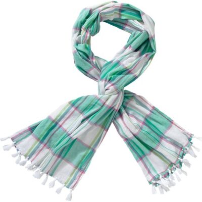 E487610811 / HUBBLE CHECK SCARF Tommy Hilfiger Damski szalik E487610811/ HUBBLE CHECK SCARF, Wielokolorowy (100 Classic White/Multi), jeden rozmiar E487610811 / HUBBLE CHECK SCARF Tommy Hilfiger Damski szalik E487610811/ HUBBLE CHECK SCARF, Wielokolorowy (100 Classic White/Multi), jeden rozmiar