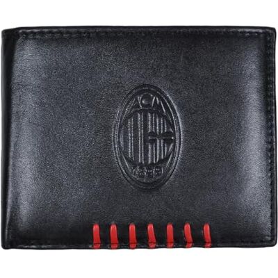 143226 Ac Milan , akcesoria podróżne portfele uniseks-dorosły, czarny, 12,5 x 9,5 x 2 cm, czarne, 12,5x9,5x2 cm 143226 Ac Milan , akcesoria podróżne portfele uniseks-dorosły, czarny, 12,5 x 9,5 x 2 cm, czarne, 12,5x9,5x2 cm