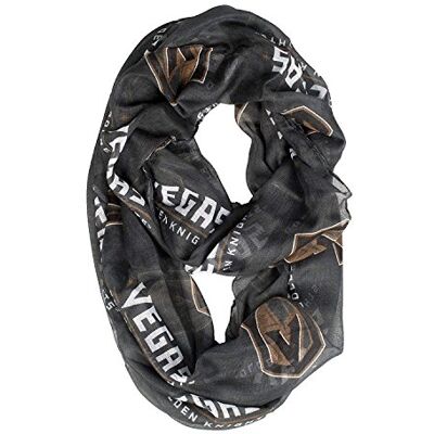 500615-KNGT Little Earth damski szalik NHL Sheer Infinity Czarny 70 Inches 500615-KNGT Little Earth damski szalik NHL Sheer Infinity Czarny 70 Inches