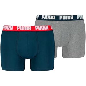 NEW-187605 PUMA Bokserki męskie szorty Comfort Stretch 10 sztuk, Granatowy/szary melanż nowy, XL NEW-187605 PUMA Bokserki męskie szorty Comfort Stretch 10 sztuk, Granatowy/szary melanż nowy, XL