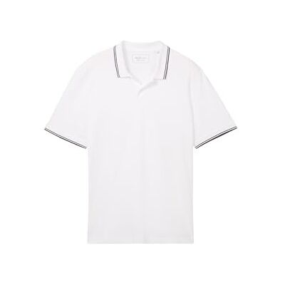 1042115 TOM TAILOR Denim Męska koszulka polo, 20000 – biały, M 1042115 TOM TAILOR Denim Męska koszulka polo, 20000 – biały, M