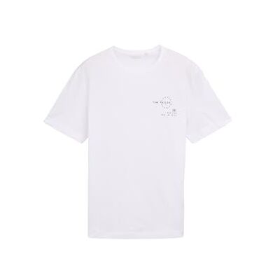 1046794 TOM TAILOR T-shirt męski, 20000 – biały, 3XL 1046794 TOM TAILOR T-shirt męski, 20000 – biały, 3XL