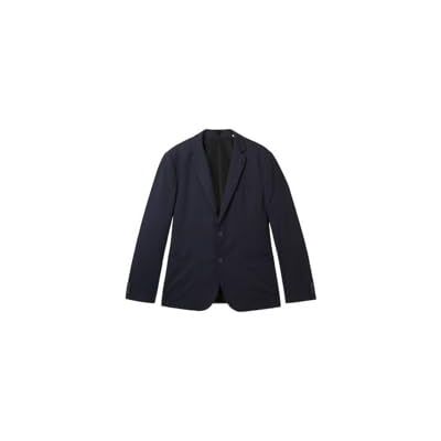 1040218 TOM TAILOR Męska marynarka ze stretchem z wywróconym kołnierzem, 35223 Navy Blue Houndstooth, 54 1040218 TOM TAILOR Męska marynarka ze stretchem z wywróconym kołnierzem, 35223 Navy Blue Houndstooth, 54