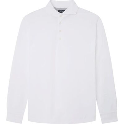 HM550959 Hackett London Koszulka polo męska Cutaway Ls, Biały (biały), M HM550959 Hackett London Koszulka polo męska Cutaway Ls, Biały (biały), M