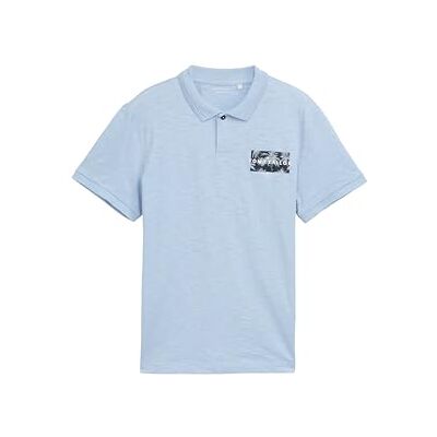 1046740 TOM TAILOR Męska koszulka polo, 21068 Light Powder Blue, S 1046740 TOM TAILOR Męska koszulka polo, 21068 Light Powder Blue, S