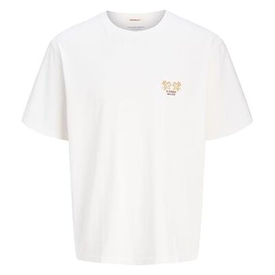 12276830-4753263 JACK & JONES Koszulka męska Jorcartagena Back Tee SS Crew Neck, Bright White, M 12276830-4753263 JACK & JONES Koszulka męska Jorcartagena Back Tee SS Crew Neck, Bright White, M