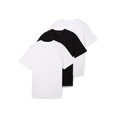 1044882 TOM TAILOR T-shirt męski, 20000 – biały, 3XL 1044882 TOM TAILOR T-shirt męski, 20000 – biały, 3XL