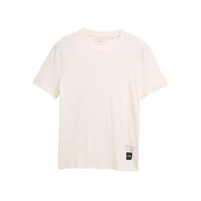 1049278 TOM TAILOR Denim T-shirt męski, 10348 Gardenia White, XXL 1049278 TOM TAILOR Denim T-shirt męski, 10348 Gardenia White, XXL