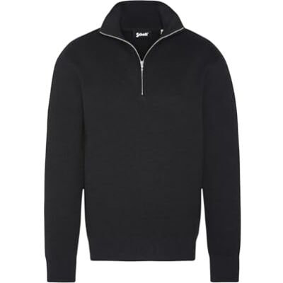 PLKERN3 Schott NYC sweter męski, czarny, S PLKERN3 Schott NYC sweter męski, czarny, S