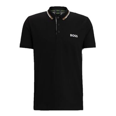 50469102002L BOSS Męska koszulka polo Paddy Pro Short Sleeve, Black Cloud, L 50469102002L BOSS Męska koszulka polo Paddy Pro Short Sleeve, Black Cloud, L