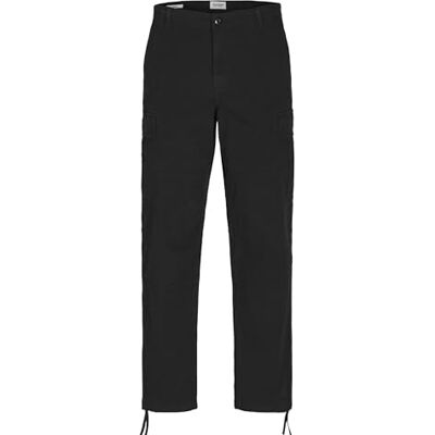 12252976 JACK & JONES JPSTKARL JJHARLOW Cargo Noos, czarny, 33W / 30L 12252976 JACK & JONES JPSTKARL JJHARLOW Cargo Noos, czarny, 33W / 30L